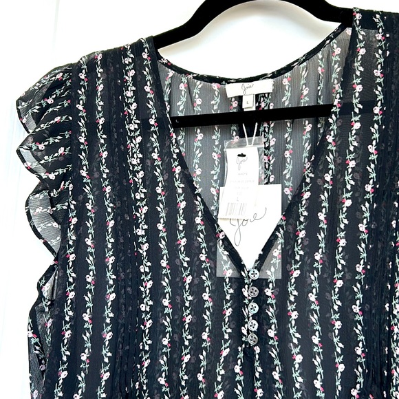 JOIE floral blouse NWT - Picture 3 of 5